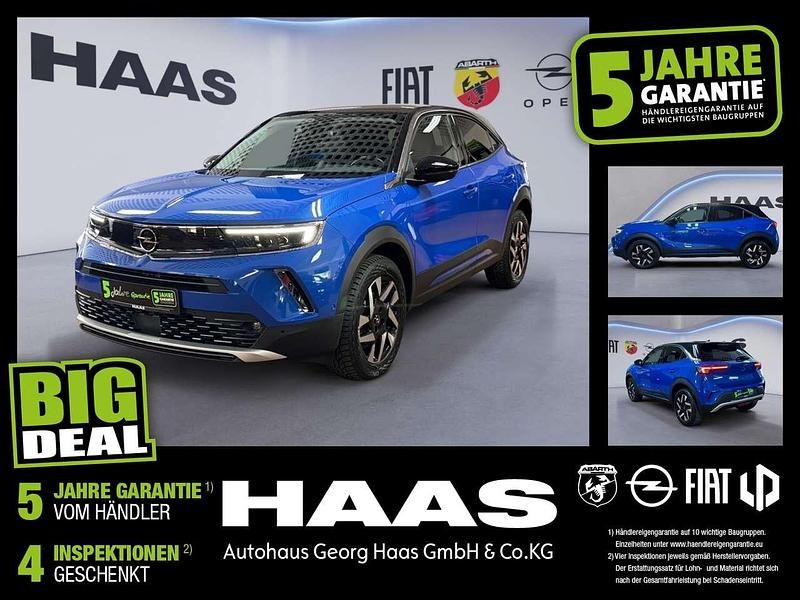 Perl blau/voltaik blau Gebraucht 2021 Opel Mokka Elegance SUV | 15.980 € (Guter Preis) - Bild 1/4