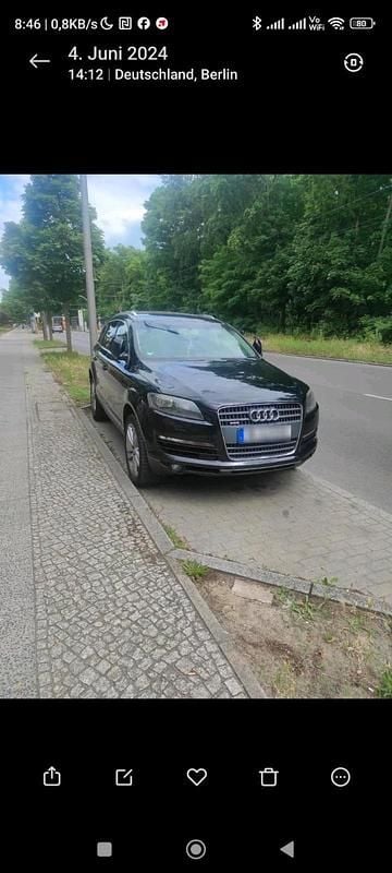 Second-hand Audi Q7 233 CP (171 kW) 2007 Negru SUV