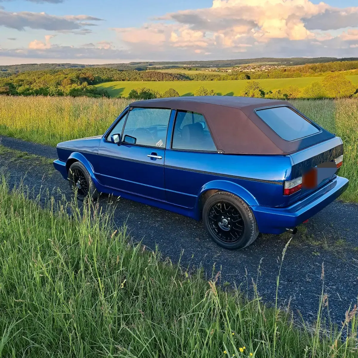 Gebraucht VW Golf Cabriolet 98 PS (72 kW) 1991 Blau Cabrio