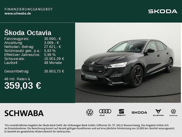 Blackmagic perleffekt Gebraucht 2022 Skoda Octavia RS Limousine | 30.690 € (Guter Preis) - Bild 1/4