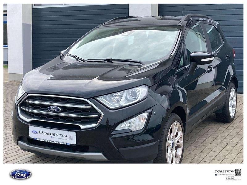 Obsidianschwarz metallic Gebraucht 2022 Ford Ecosport Titanium SUV | 16.990 € (Fairer Preis) - Bild 1/4