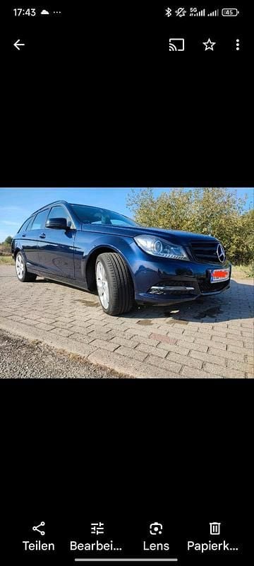Blau Gebraucht 2013 Mercedes C220 Kombi | 6.999 € (Fairer Preis) - Bild 1/4