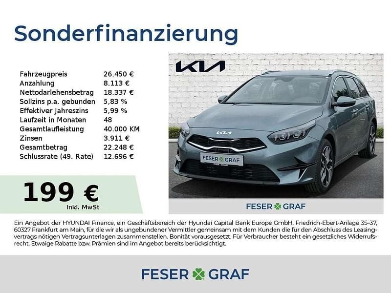 Grau (pentametal grau) Neu 2025 Kia Ceed Sportswagon Comfort Kombi | 26.450 € (Fairer Preis) - Bild 1/4