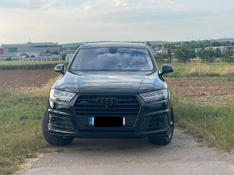 Schwarz Gebraucht 2015 Audi Q7 S-Line SUV | 31.000 € (Teuer) - Bild 1/4
