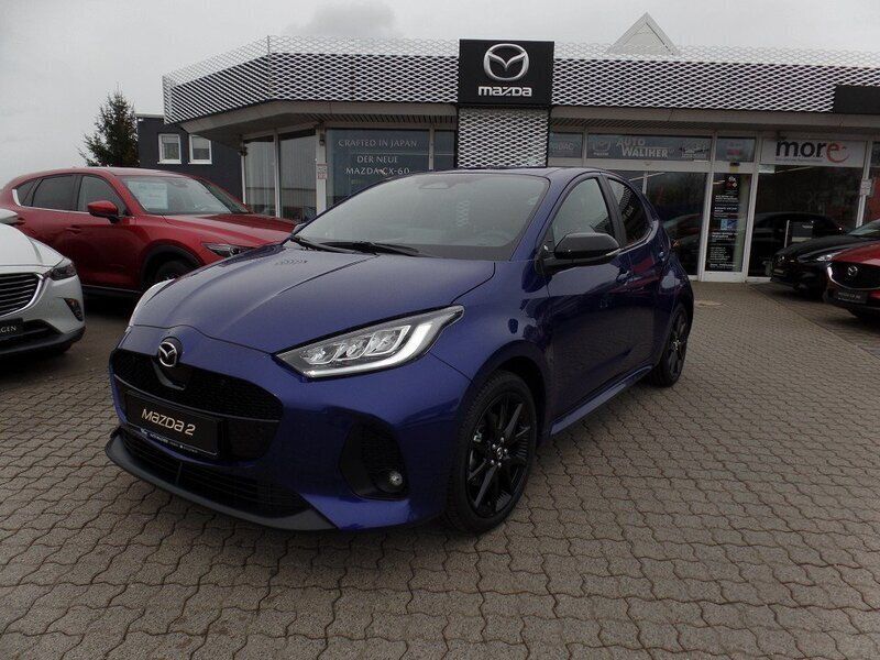 Glass blue Neu 2024 Mazda 2 Homura-Line Kleinwagen | 25.780 € (Fairer Preis) - Bild 1/4