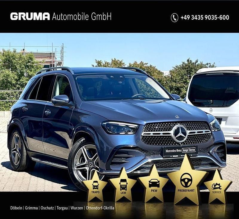 Lack sodalithblau Gebraucht 2023 Mercedes GLE350 AMG SUV | 87.730 € - Bild 1/4
