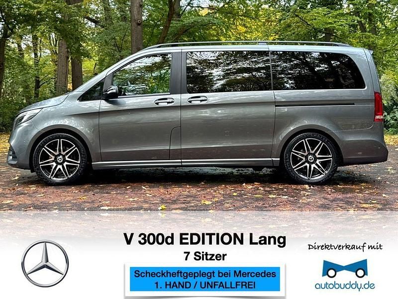Selenitgrau metallic Gebraucht 2021 Mercedes V300 AMG line Van / Kleinbus | 44.980 € (Superpreis) - Bild 1/4