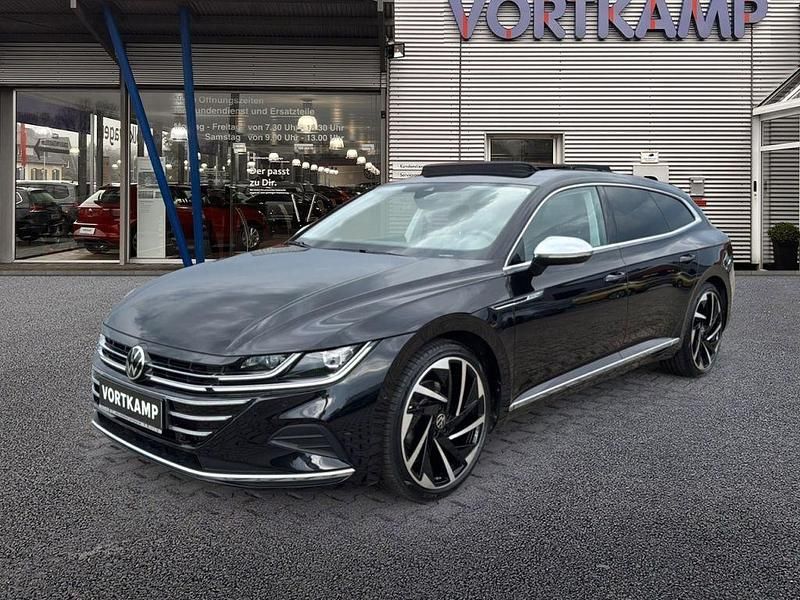 Deep black perleffekt (metallic) Gebraucht 2021 VW Arteon Elegance Kombi | 32.780 € (Superpreis) - Bild 1/4
