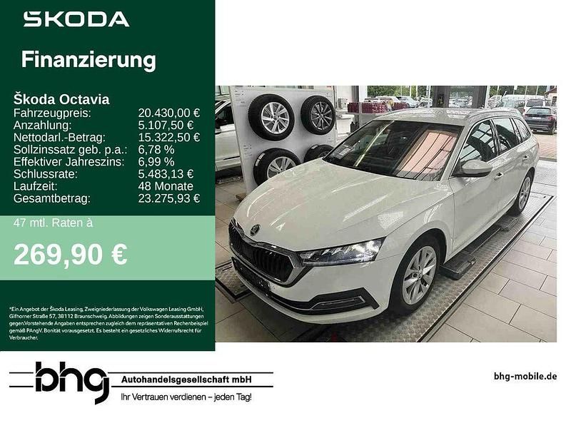 Weiß Gebraucht 2022 Skoda Octavia Style Kombi | 20.430 € (Fairer Preis) - Bild 1/4