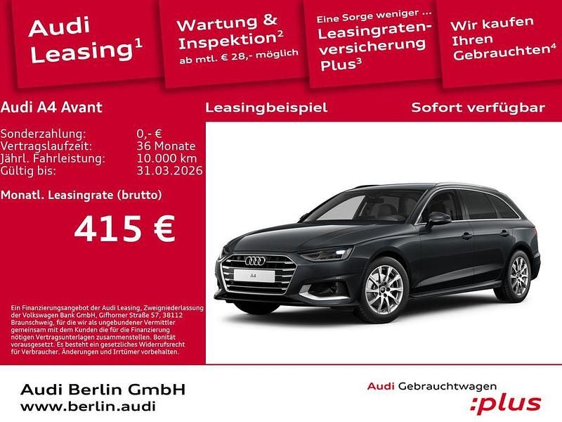 Manhattangrau metallic Gebraucht 2025 Audi A4 Advanced Plus Kombi | 37.900 € (Teuer) - Bild 1/3