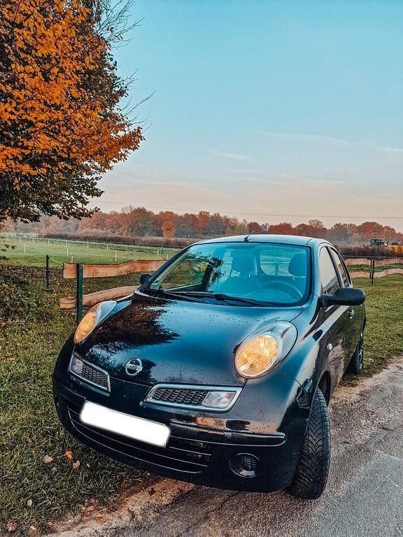 Schwarz Gebraucht 2008 Nissan Micra Acenta Limousine | 2.500 € (Teuer) - Bild 1/4