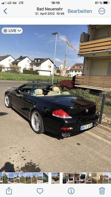 Gebraucht BMW 630 Cabriolet 258 PS (189 kW) 2007 Cabrio