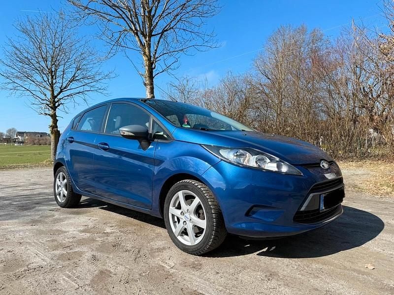 Gebraucht Ford Fiesta 82 PS (60 kW) 2009 Blau Kleinwagen