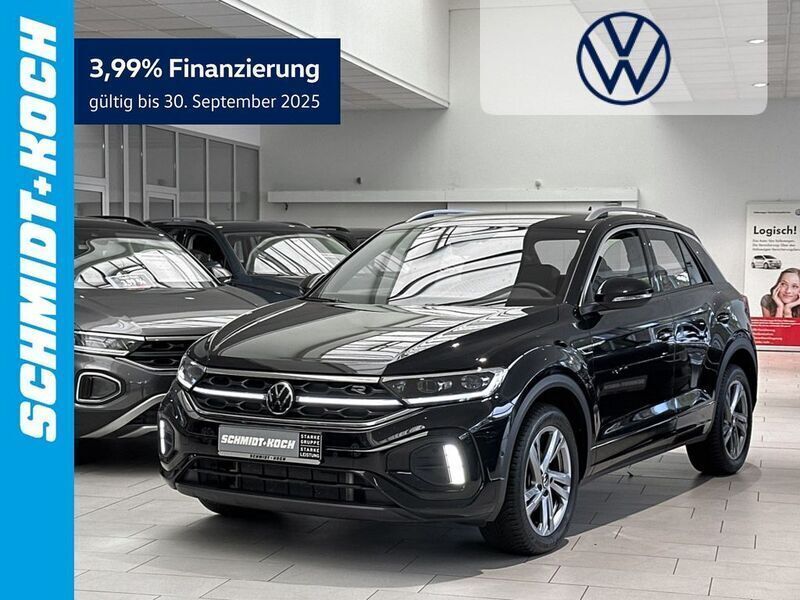 Schwarz Gebraucht 2024 VW T-Roc R-line SUV | 35.450 € (Teuer) - Bild 1/4