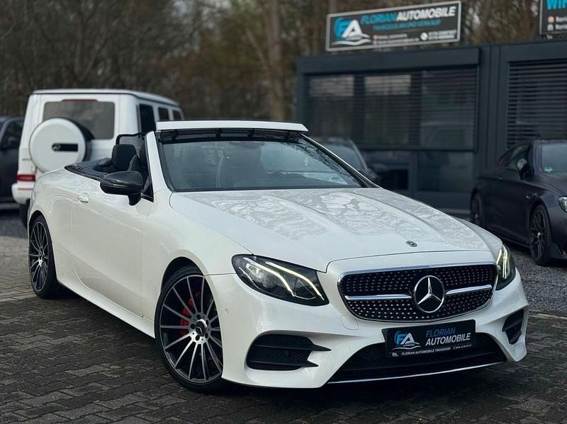 Gebraucht Mercedes E220 AMG line 194 PS (142 kW) 2018 Weiß Cabrio