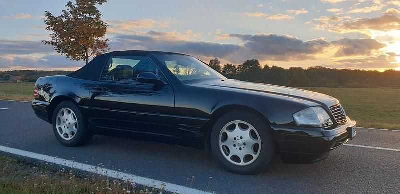 Gebraucht Mercedes SL320 231 PS (169 kW) 1997 Schwarz Cabrio