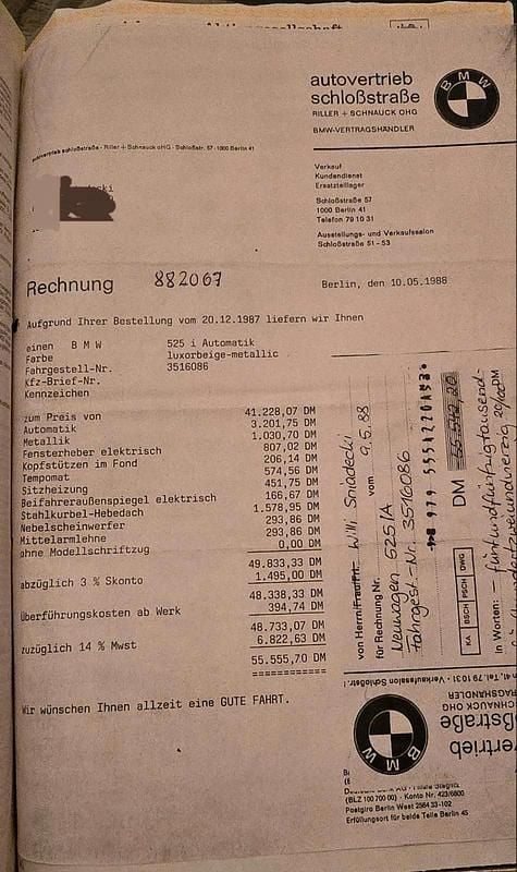 Gebraucht BMW 525 170 PS (125 kW) 1988 Beige Limousine