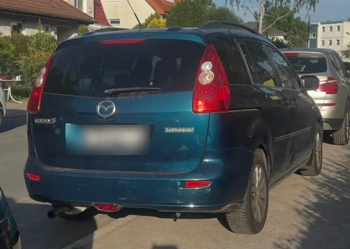 Gebraucht Mazda 5 85 PS (62 kW) 2007 Blau Van / Kleinbus