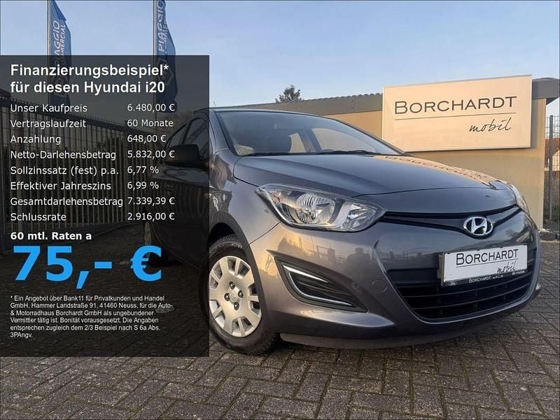 Grau Gebraucht 2014 Hyundai i20 Edition Limousine | 6.480 € (Guter Preis) - Bild 1/4