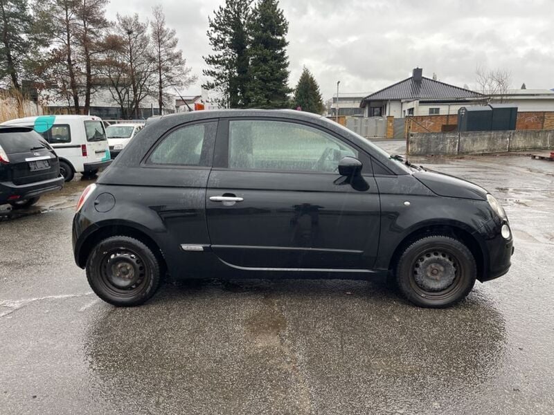 Gebraucht Fiat 500 Pop 69 PS (50 kW) 2009 Schwarz Kleinwagen