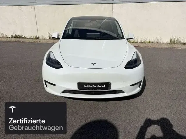 Brugt Tesla Model Y Long Range AWD 258 kW (351 HK) 2023 Hvid SUV