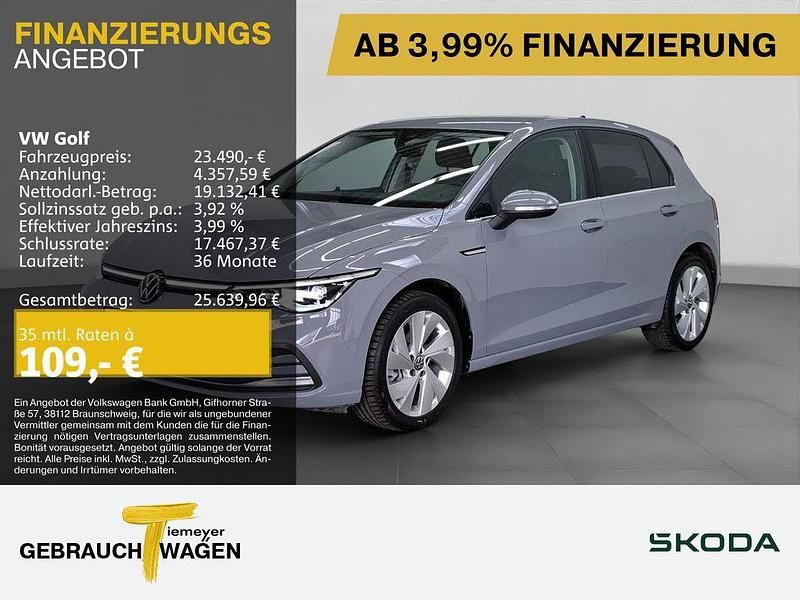 Gebraucht VW Golf VIII Style 131 PS (96 kW) 2024 Grau Limousine