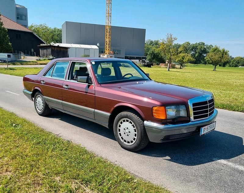 Rot Gebraucht 1988 Mercedes S300 Limousine | 7.500 € - Bild 1/4