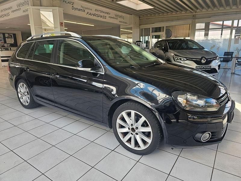 Schwarz Gebraucht 2011 VW Golf VI Highline Kombi | 3.490 € (Guter Preis) - Bild 1/4