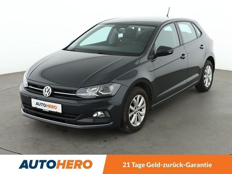 Grau Gebraucht 2018 VW Polo Highline Limousine | 12.320 € (Superpreis) - Bild 1/3