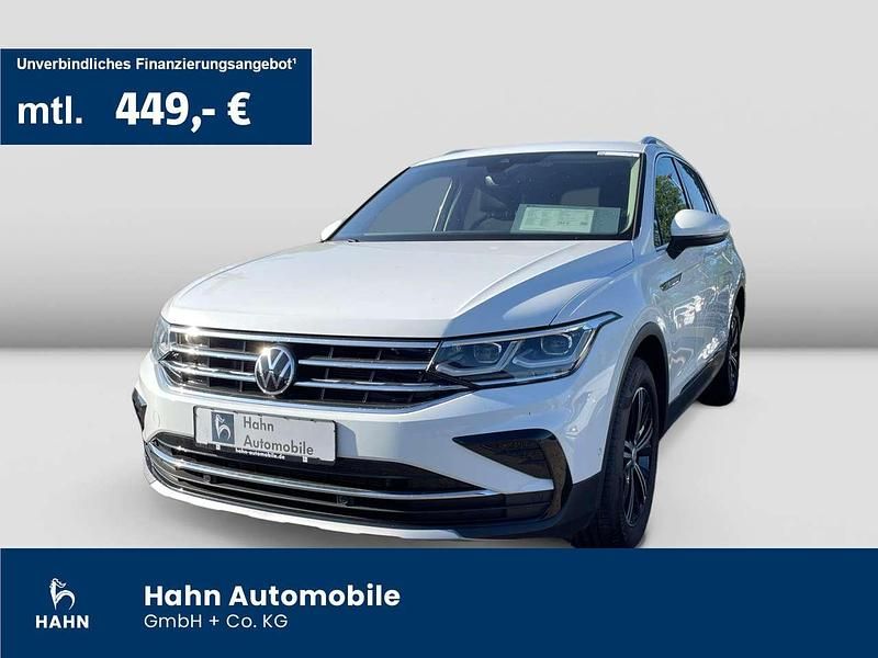 Pure white Gebraucht 2021 VW Tiguan Elegance SUV | 27.995 € (Guter Preis) - Bild 1/3
