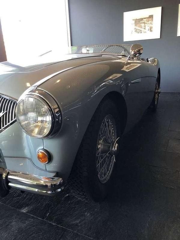 Brugt Austin Healey 100 90 HK (66 kW) 1954 Blå Cabriolet