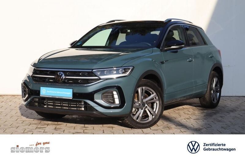 Blau Gebraucht 2024 VW T-Roc R-line SUV | 34.950 € (Etwas zu teuer) - Bild 1/4