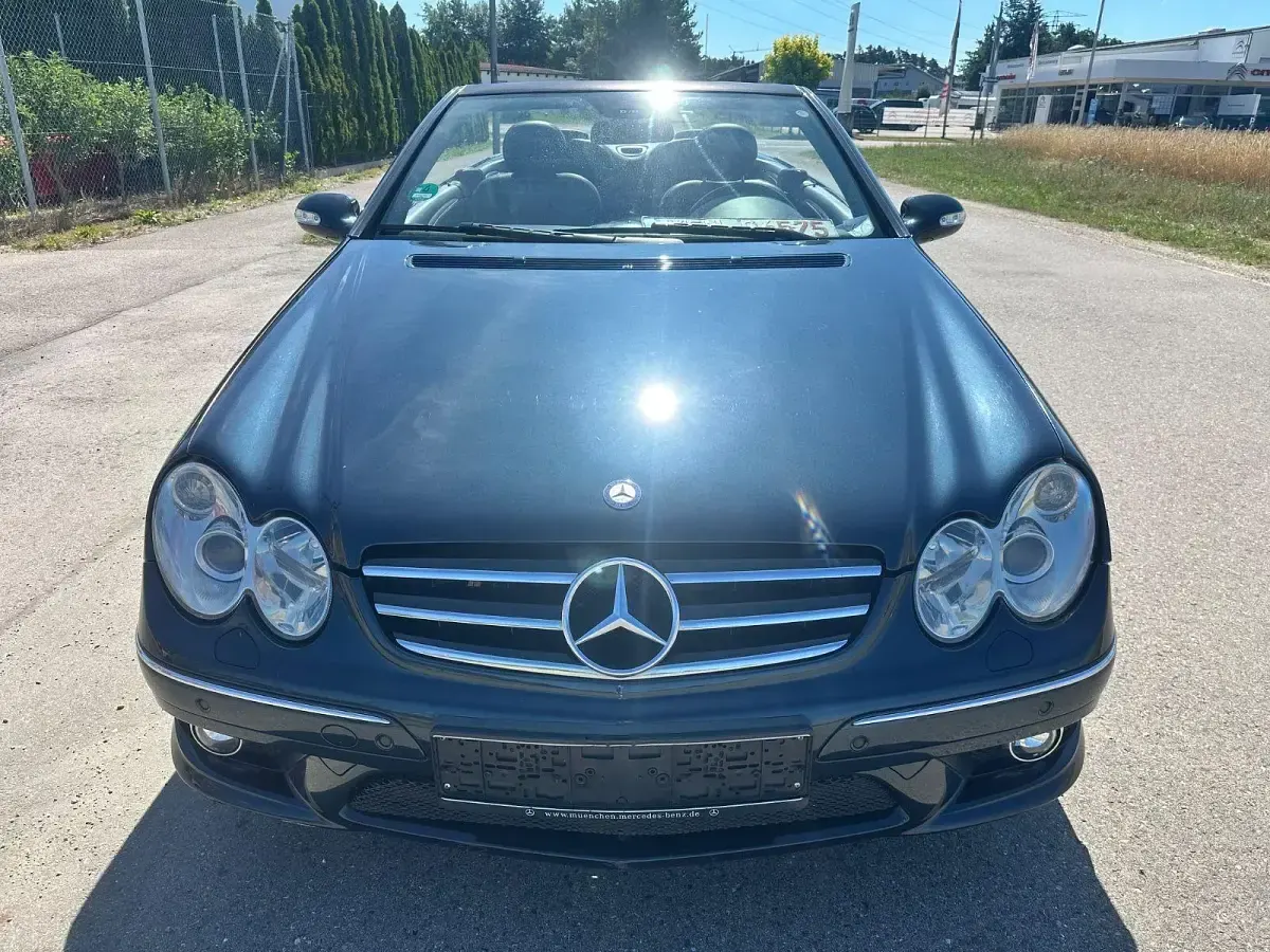 Gebraucht Mercedes CLK200 Avantgarde 163 PS (119 kW) 2007 Blau Cabrio
