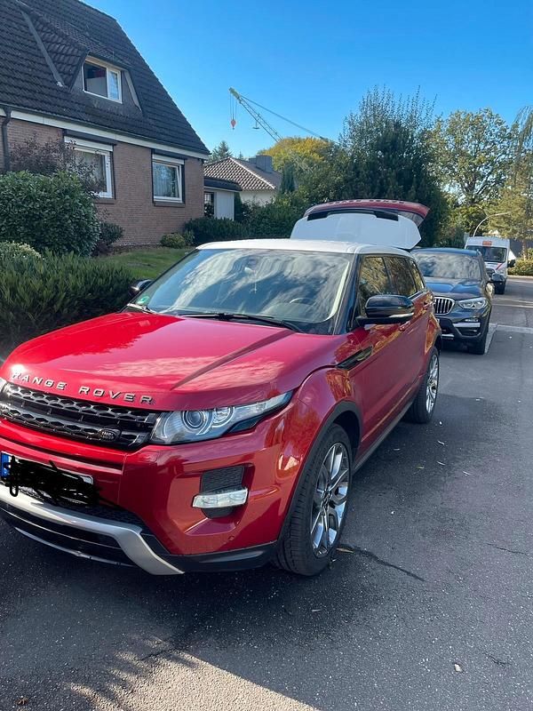 Gebraucht Land Rover Range Rover evoque Dynamic 190 PS (139 kW) 2012 Rot SUV
