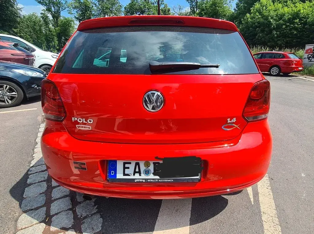 Gebraucht VW Polo 86 PS (63 kW) 2010 Rot Kleinwagen