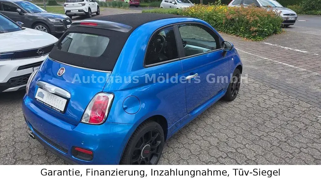 Gebraucht Fiat 500S 69 PS (50 kW) 2015 Blau Cabrio
