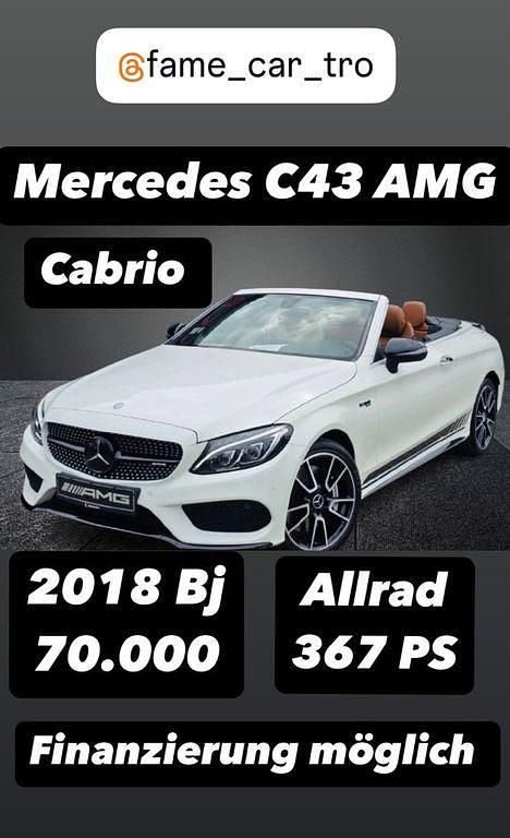Gebraucht Mercedes C43 AMG AMG 367 PS (269 kW) 2018 Weiß Cabrio