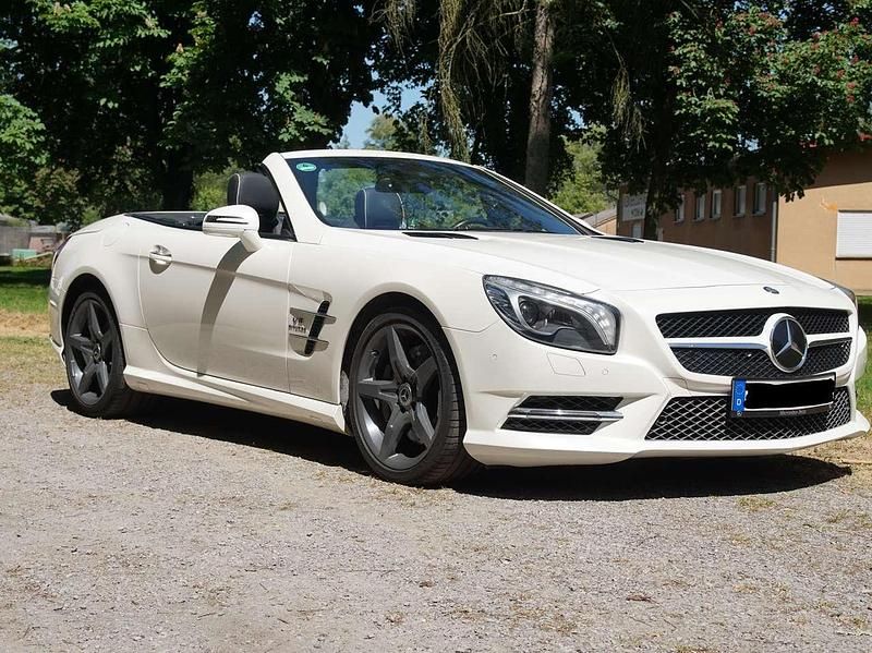 Weiß Gebraucht 2013 Mercedes SL500 Cabrio | 37.900 € (Superpreis) - Bild 1/4