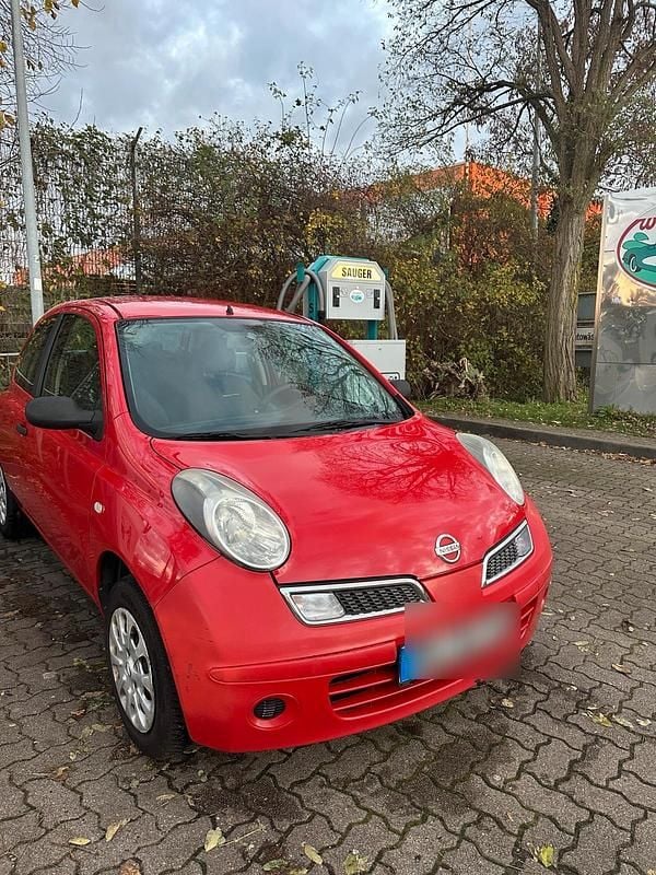 Rot Gebraucht 2009 Nissan Micra Kleinwagen | 800 € (Superpreis) - Bild 1/4