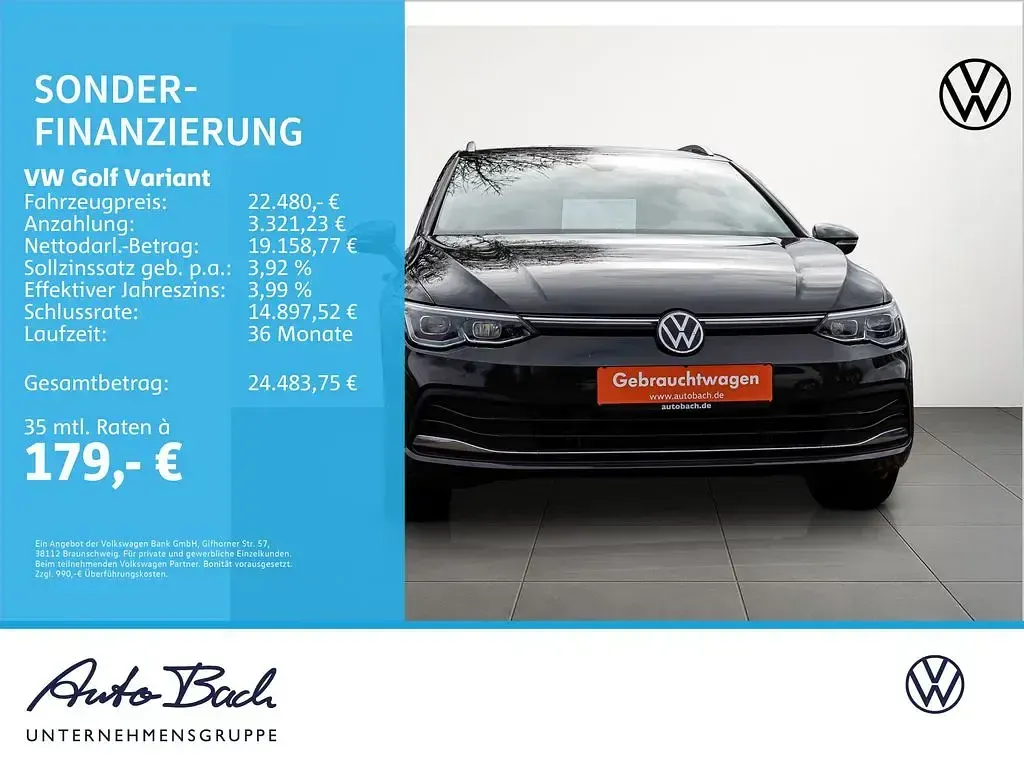 Gebraucht VW Golf VIII Style 190 PS (139 kW) 2022 Grau Kombi
