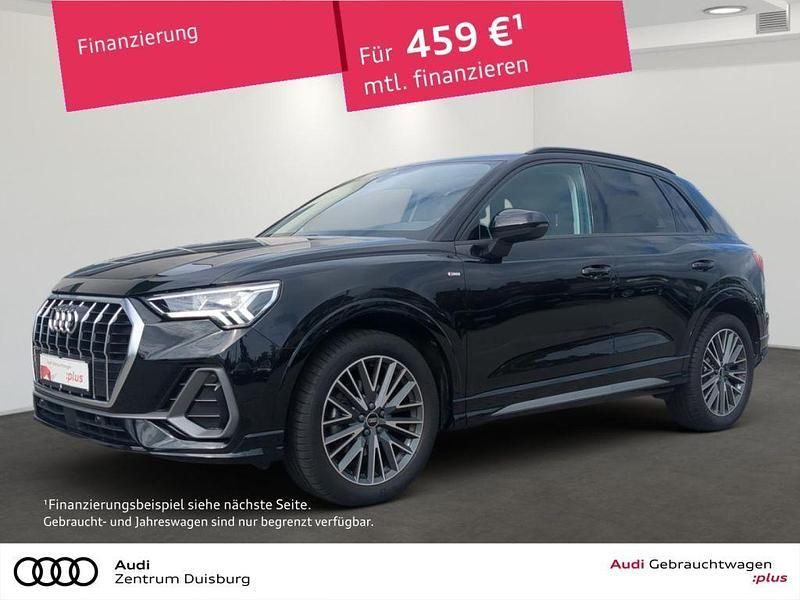 Mythosschwarz metallic Gebraucht 2021 Audi Q3 S-Line SUV | 31.850 € - Bild 1/4