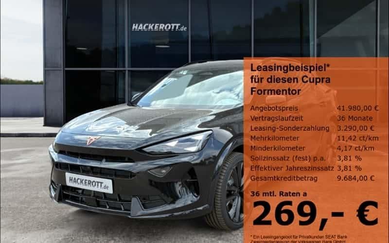 Schwarz Neu 2025 Cupra Formentor VZ SUV | 41.980 € (Fairer Preis) - Bild 1/4