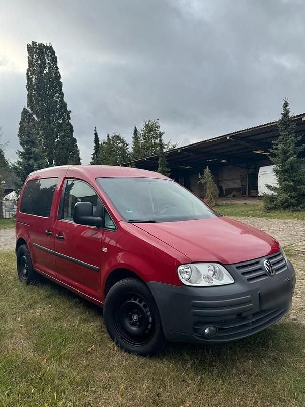 Gebraucht VW Caddy Life 109 PS (80 kW) 2008 Rot Van / Kleinbus