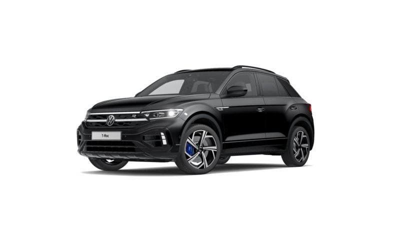 Schwarz Gebraucht 2022 VW T-Roc R SUV | 36.340 € (Teuer) - Bild 1/4