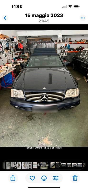 Gebraucht Mercedes SL300 1996 Blau Cabrio