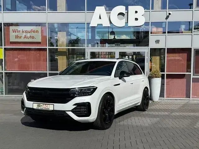 Gebraucht VW Touareg R-line 231 PS (169 kW) 2021 Oryxweiss (metallic) SUV