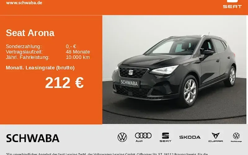 Gebraucht Seat Arona FR 116 PS (85 kW) 2025 Schwarz SUV