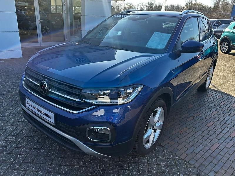Gebraucht VW T-Cross Style 110 PS (80 kW) 2022 Reef blue metallic (metallic) SUV