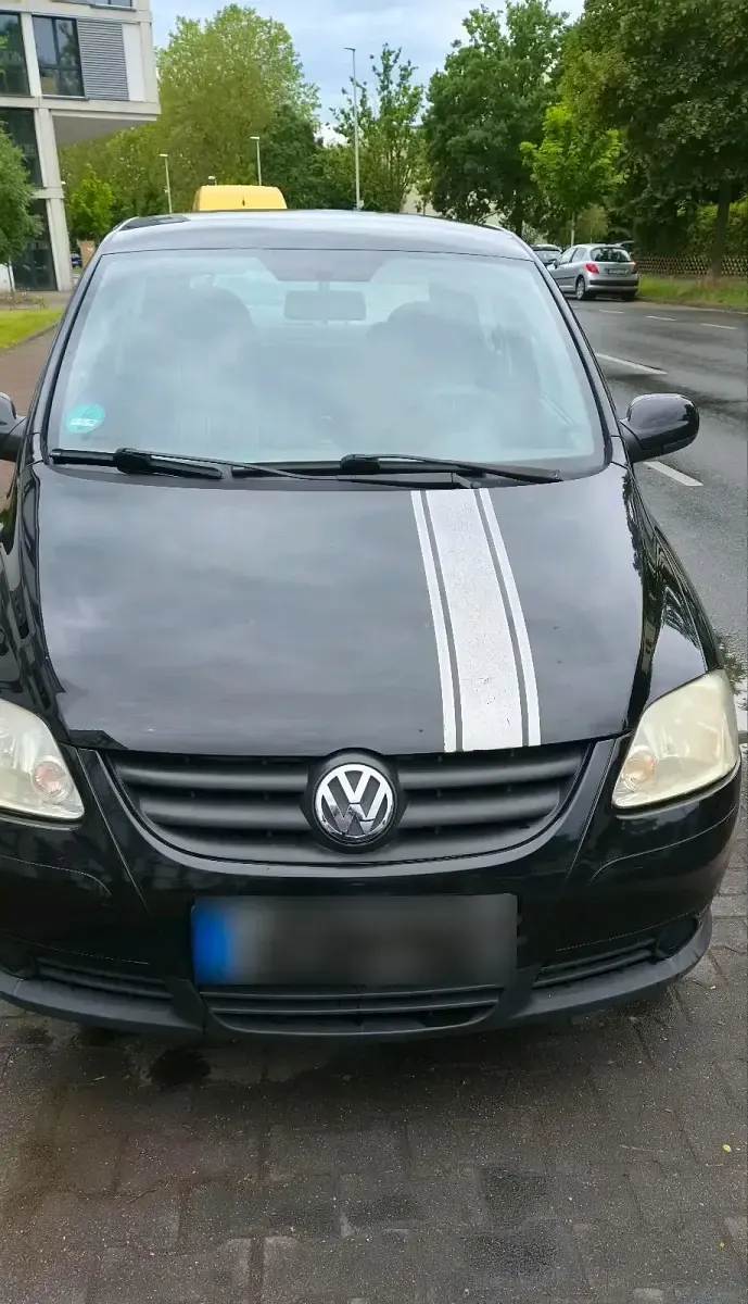 Gebraucht VW Fox 75 PS (55 kW) 2005 Schwarz Kleinwagen