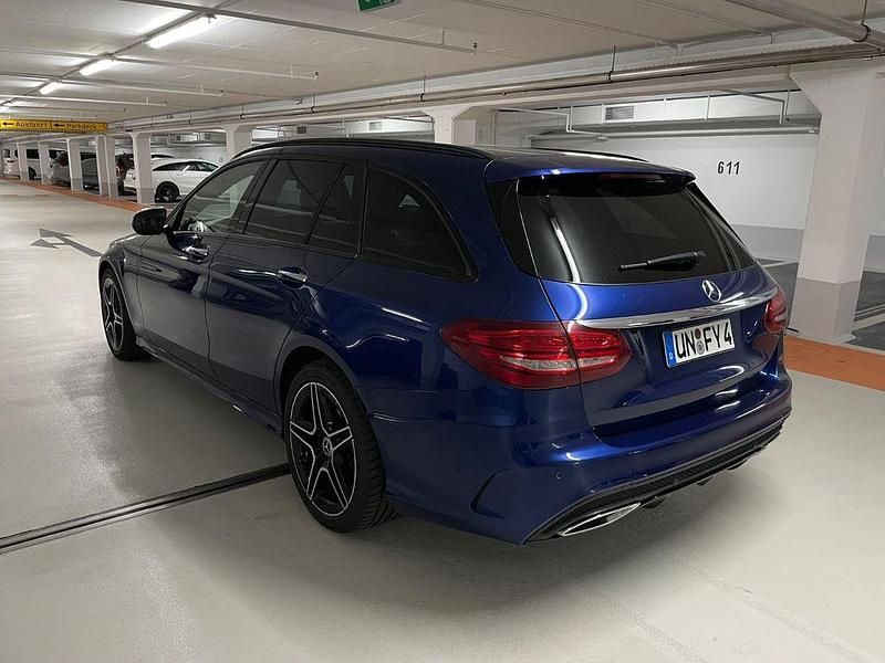 Gebraucht Mercedes C250 AMG 204 PS (150 kW) 2017 Blau Kombi